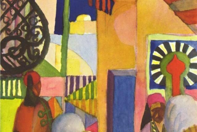 لوحة للرسّام أوغست ماك