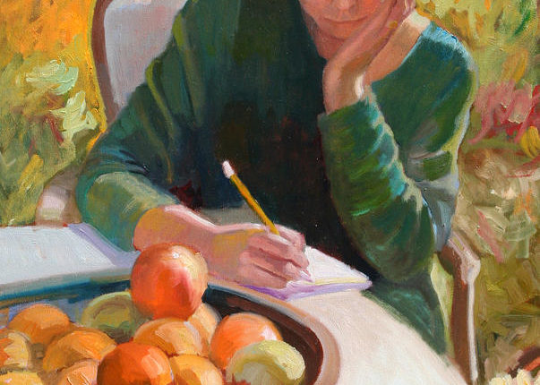 لوحة للرسّامة سالي روزنباوم