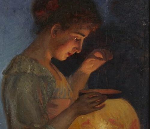 لوحة للرسّام إميل لينجرين