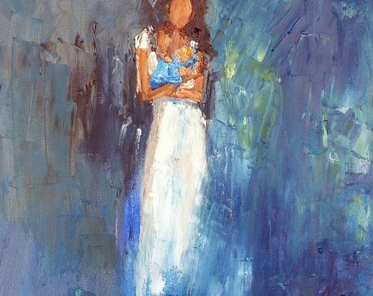 لوحة للرسّامة جودي ماكي