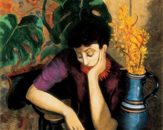 لوحة للرسّام غيزا فوروش