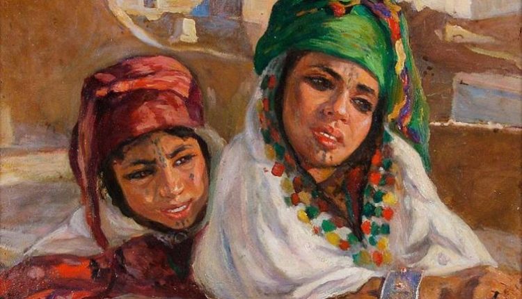 لوحة للرسّام نصر الدّين دينات