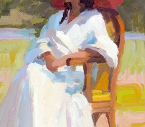 لوحة للرسّامة كاميل بزيفوديك