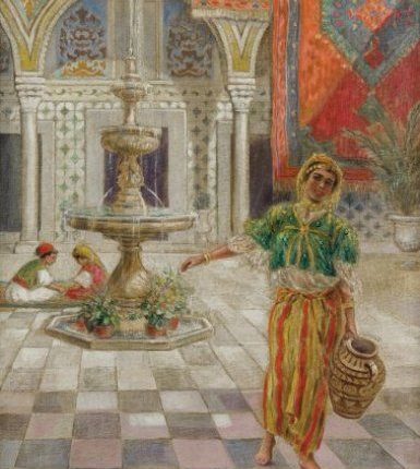 لوحة للرسّام سالومون طيب