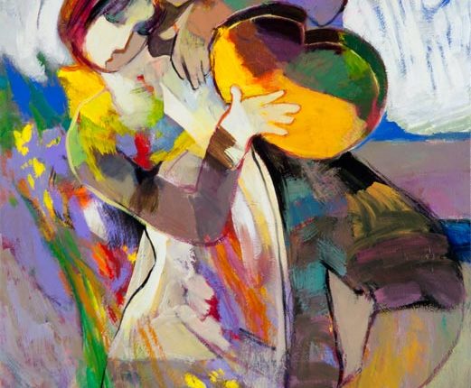 لوحة للرسّام حسام إبريشامي