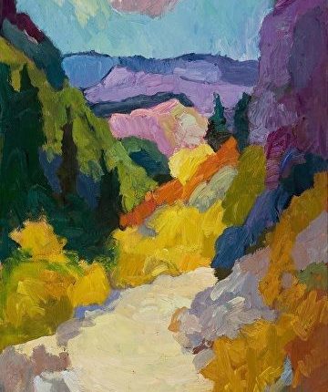 لوحة للرسّامة لاريسا أوكون