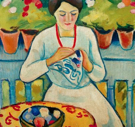 لوحة للرسّام أوغست ماك