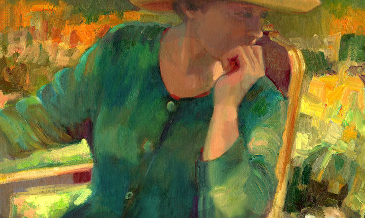 لوحة للرسّام سالي روزنباوم