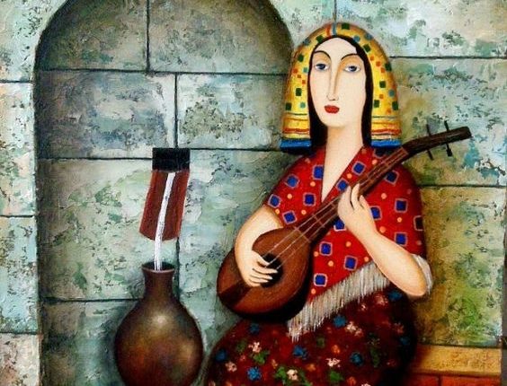 لوحة للرسّام ديفيد مارتياشفيلي