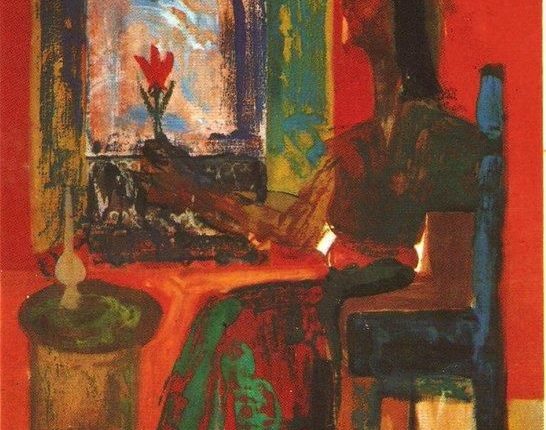 لوحة للرسّام علي بالآغا