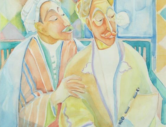 لوحة للرسّام زبير التركي