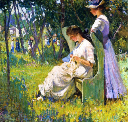 لوحة للرسّامة ماري تيتكوم